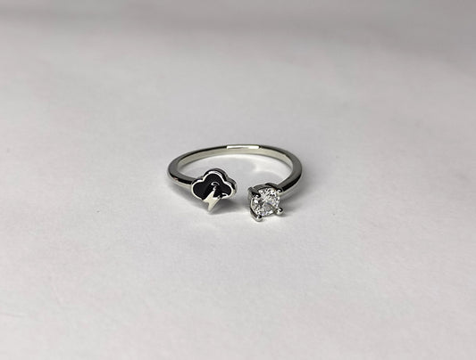 Storm Spark Adjustable Ring