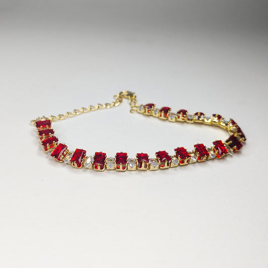 Bracelet Combo Or Individually– Gold & Silver Crystal Tennis Bracelets